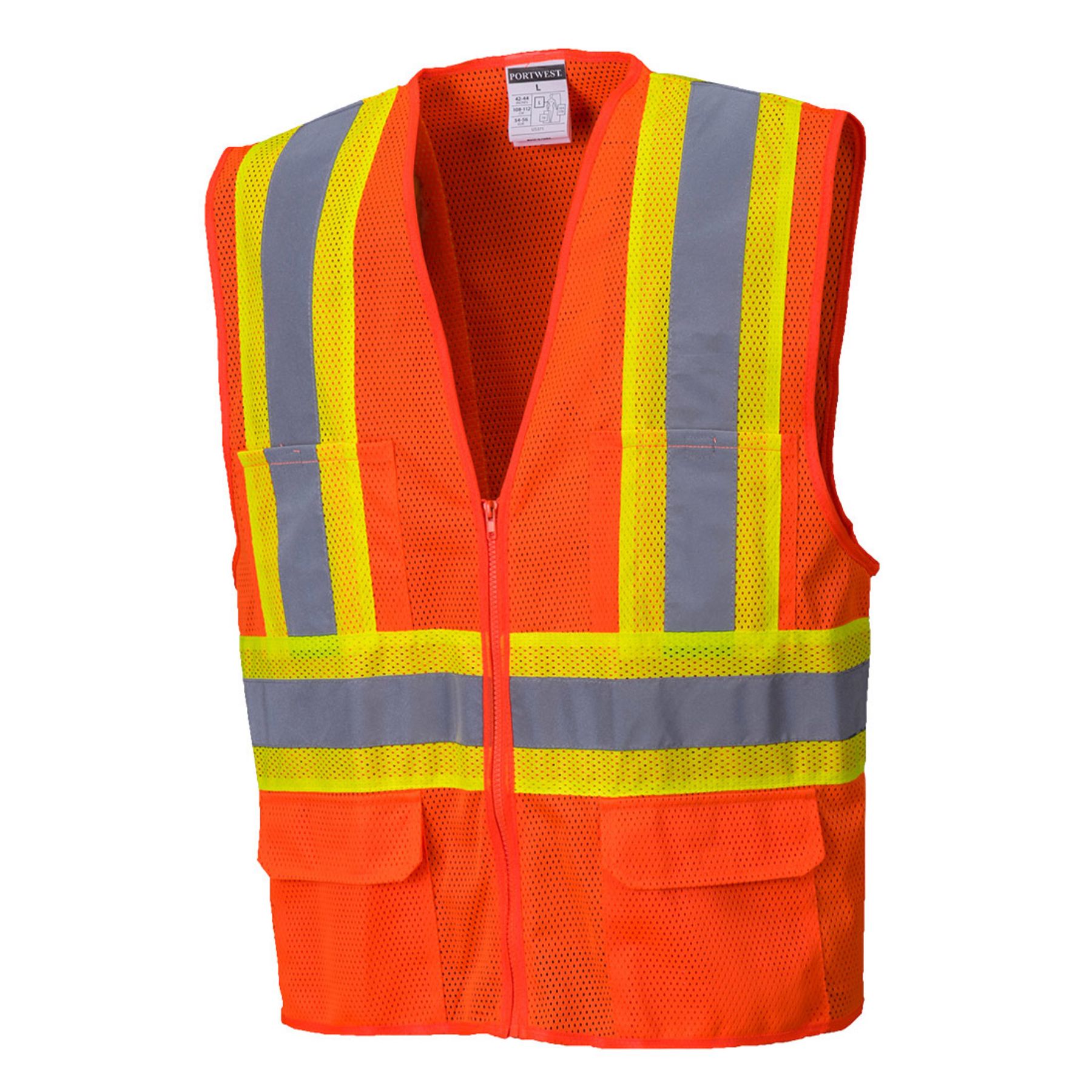 Portwest  Tulsa Contrast Hi-Vis Mesh Vest