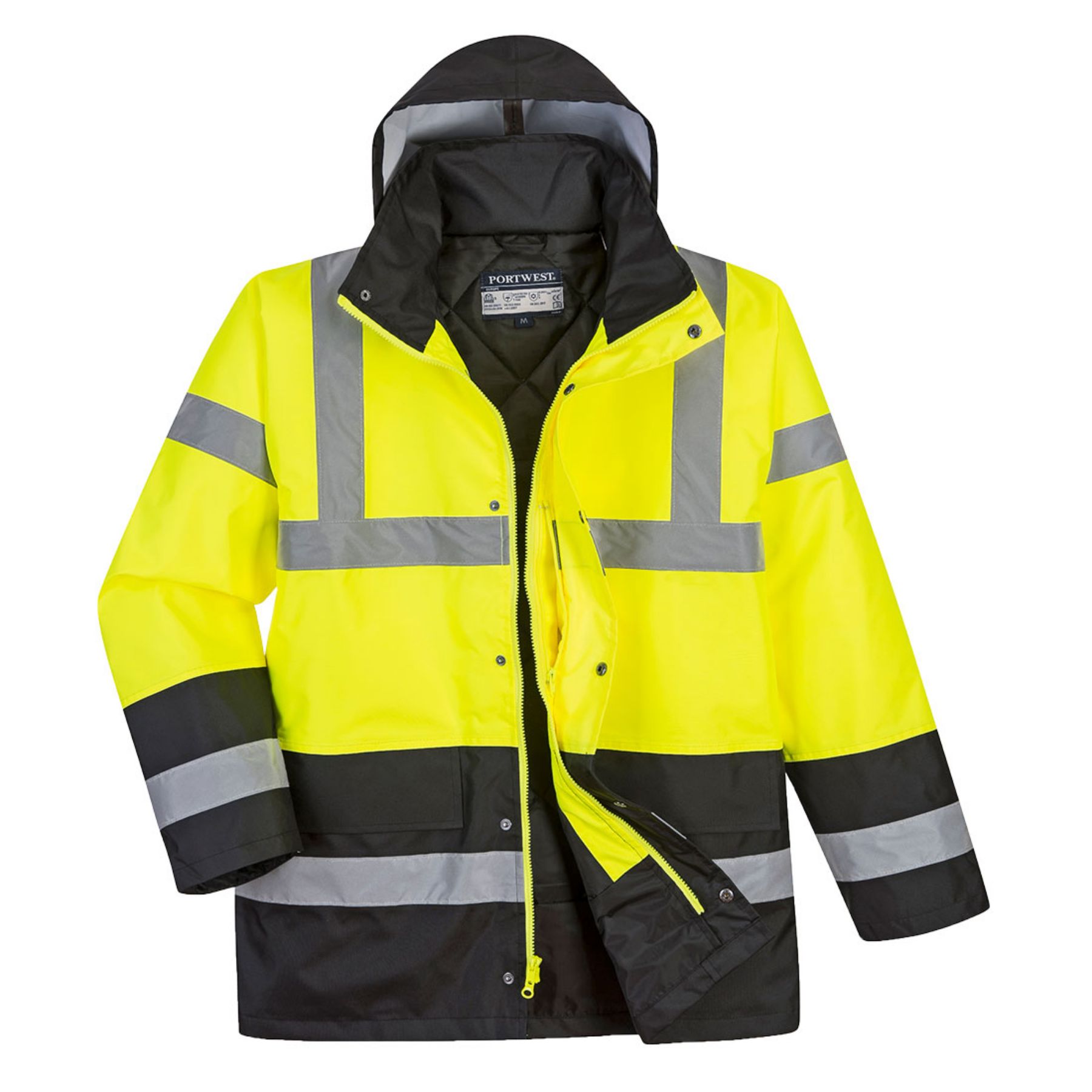Portwest  Hi-Vis Contrast Traffic Jacket