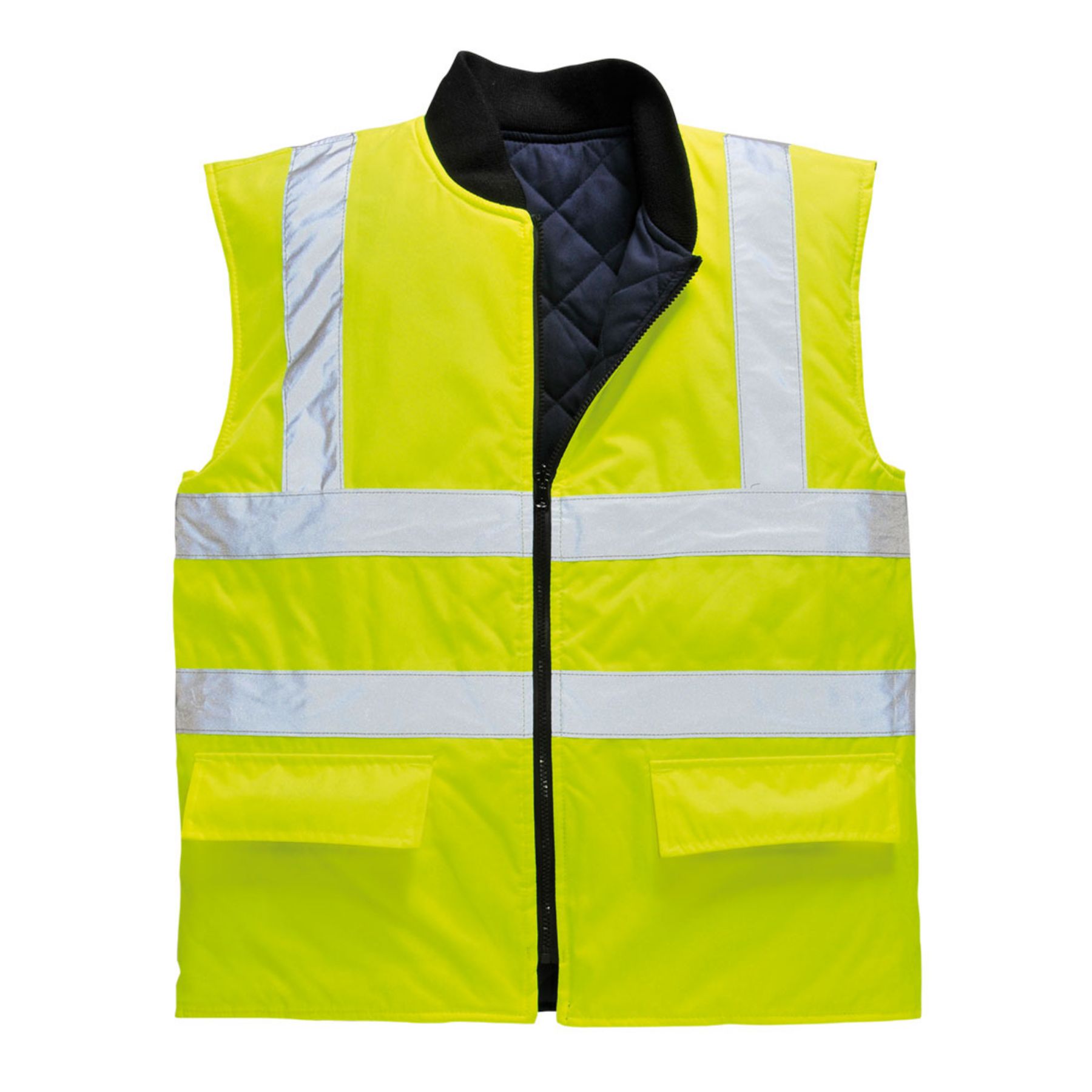 Portwest  Hi-Vis Reversible Bodywarmer Vest