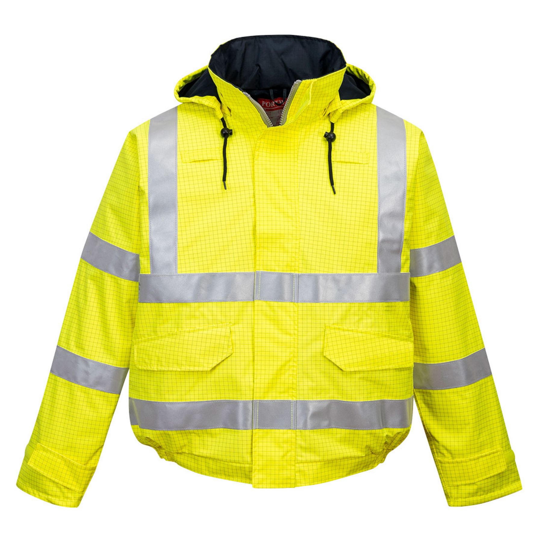 Portwest  Bizflame Rain Hi-Vis Anti-static FR Bomber Jacket