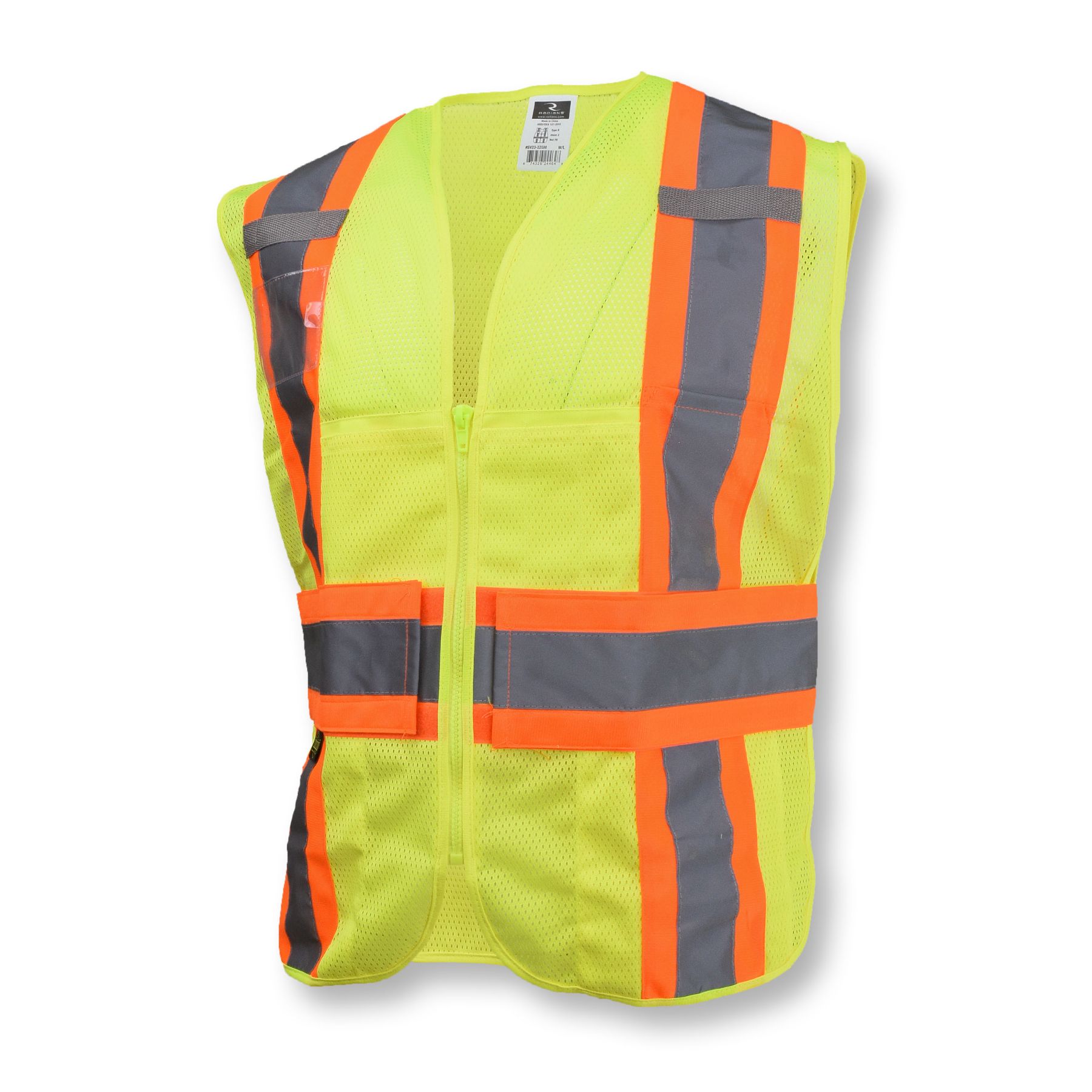 Radians  Type R Class 2 Expandable Two Tone Mesh Safety Vest