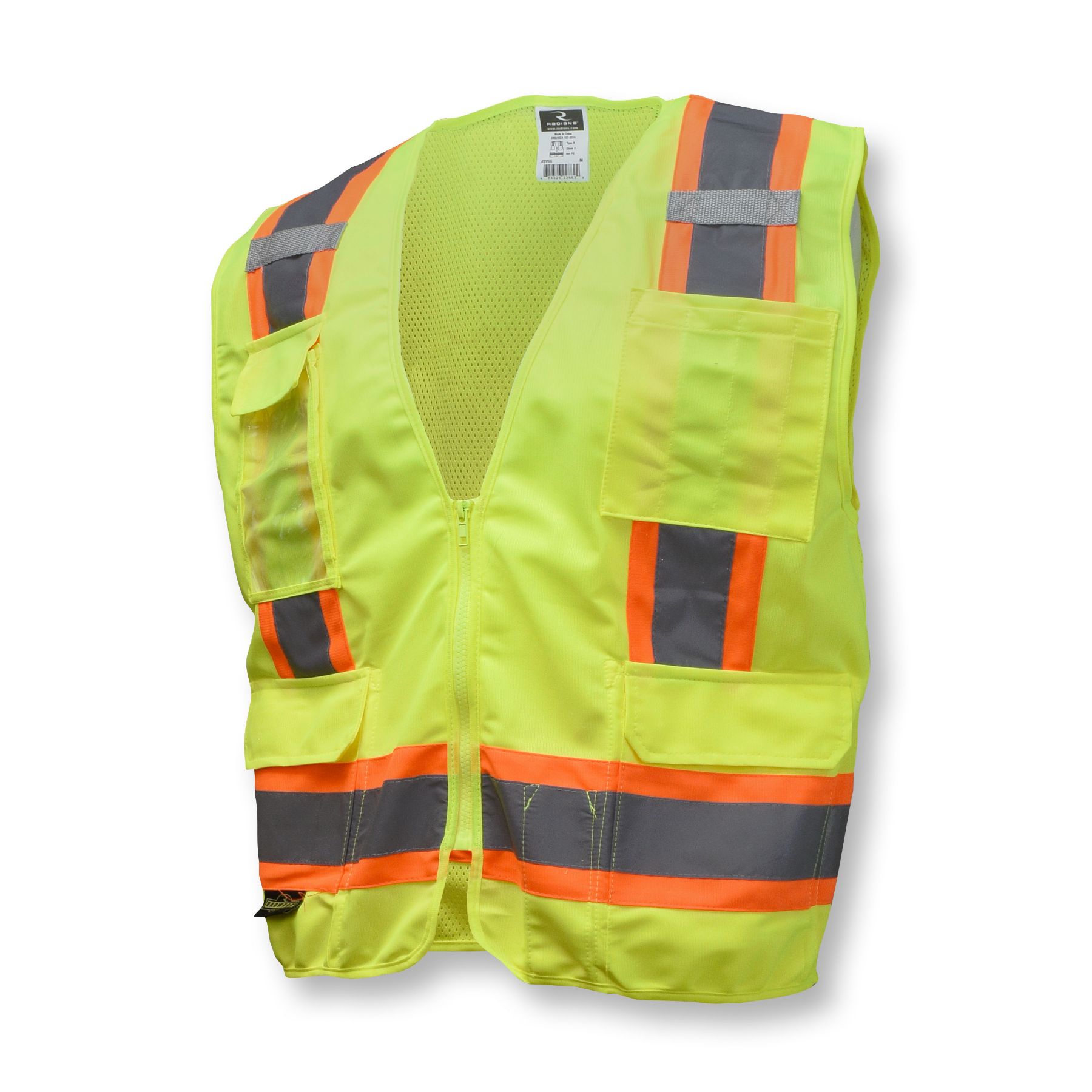 Radians Two Tone Surveyor Type R Class 2 Solid/Mesh Safety Vest