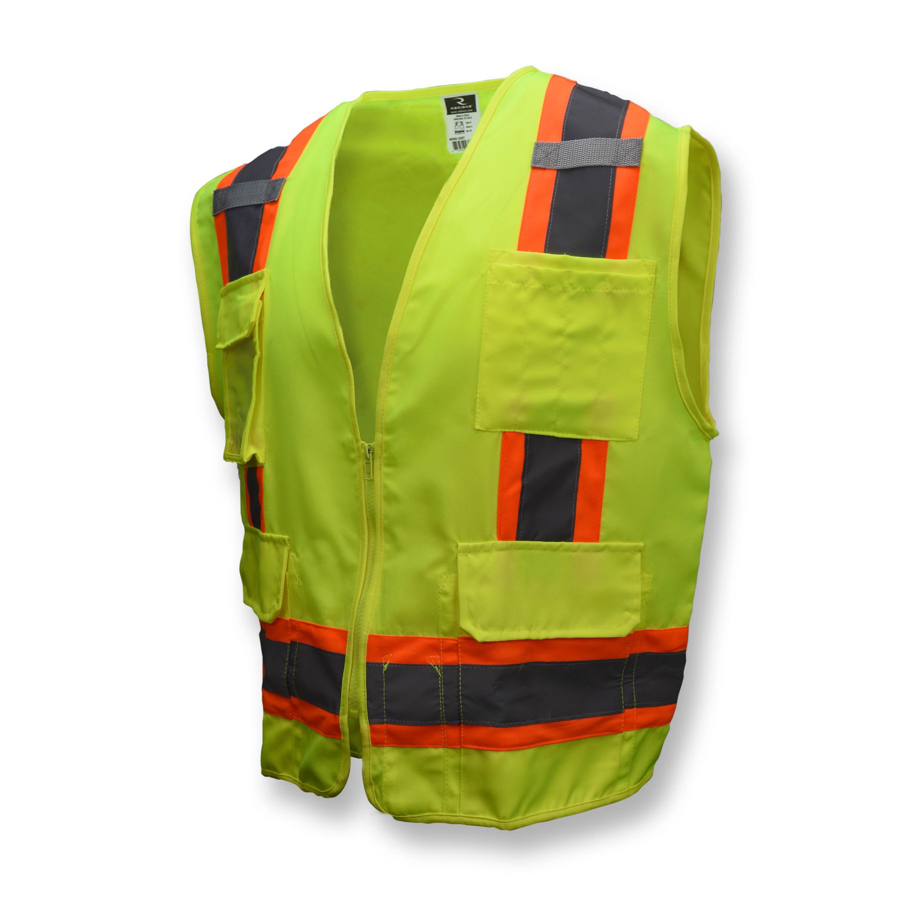 Radians Type R Class 2 Surveyor Heavy Duty Solid Twill Safety Vest