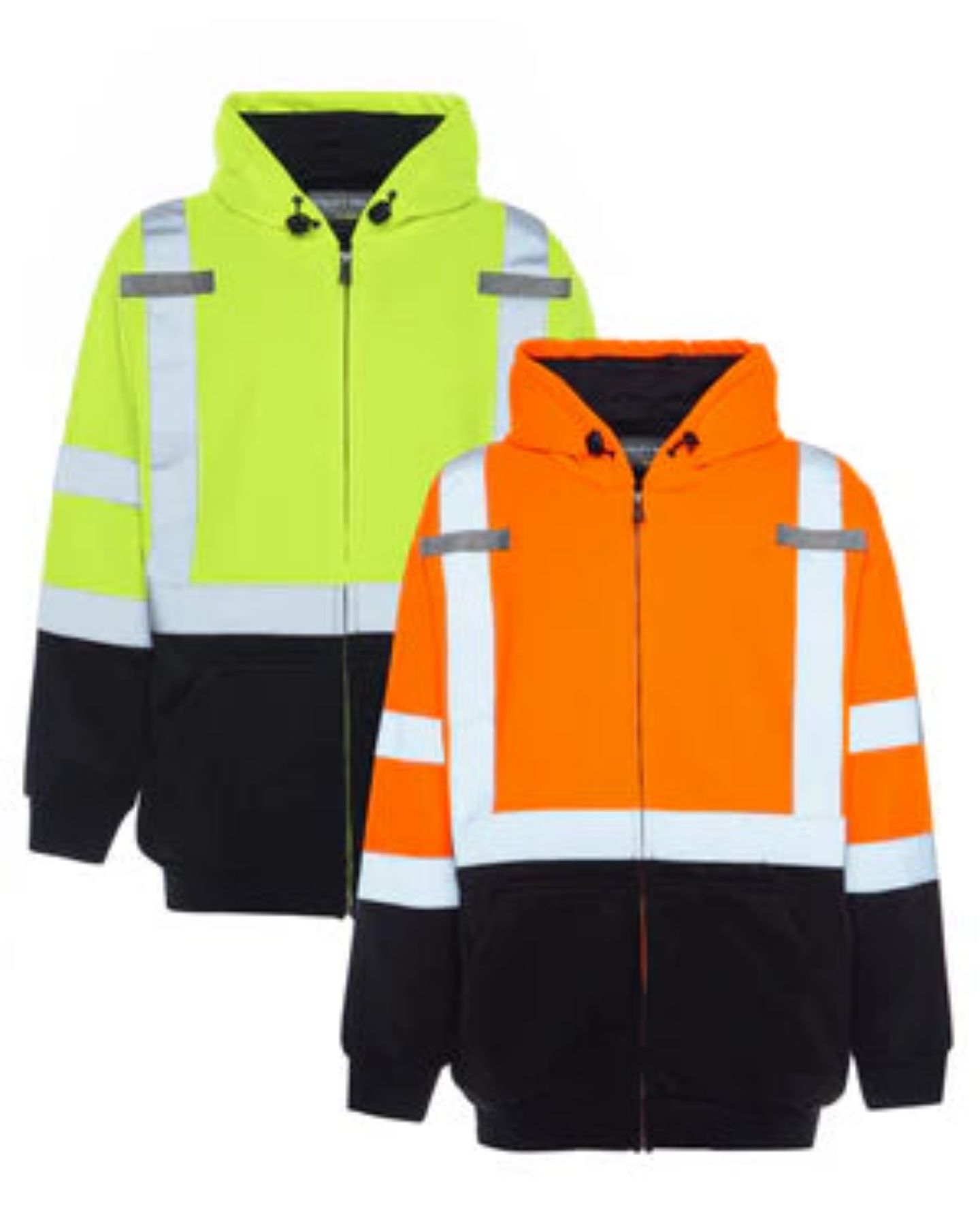 Occunomix  BLACK BOTTOM SOFTSHELL HOODIE - Type R Class 3