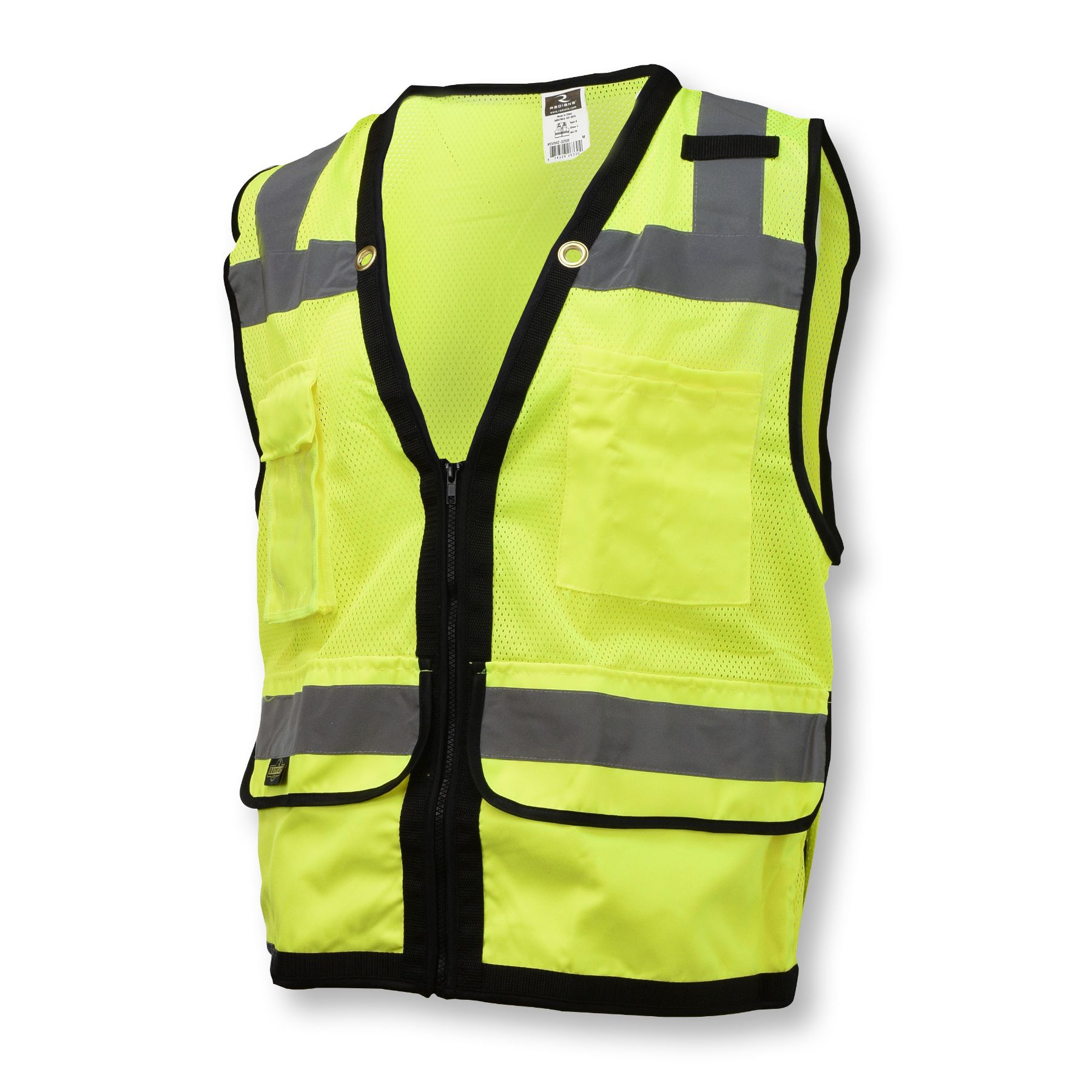 Radians Type R Class 2 Heavy Duty Mesh/Solid Surveyor Safety Vest