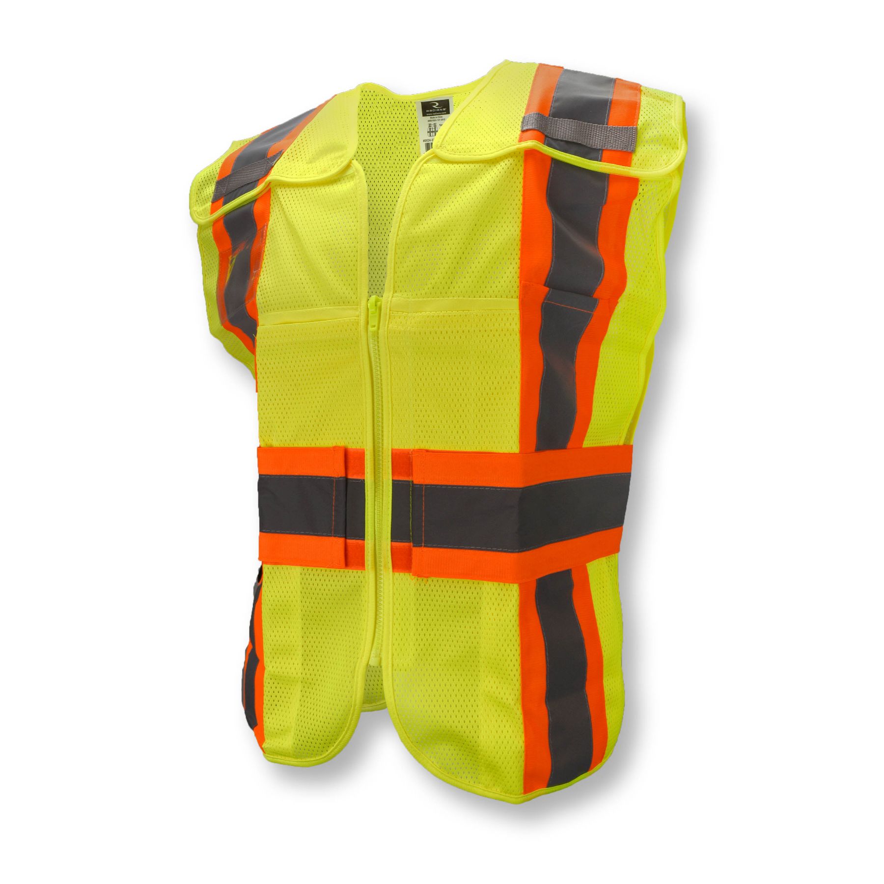 Radians Type R Class 2 Breakaway Expandable Two Tone Mesh Safety Vest