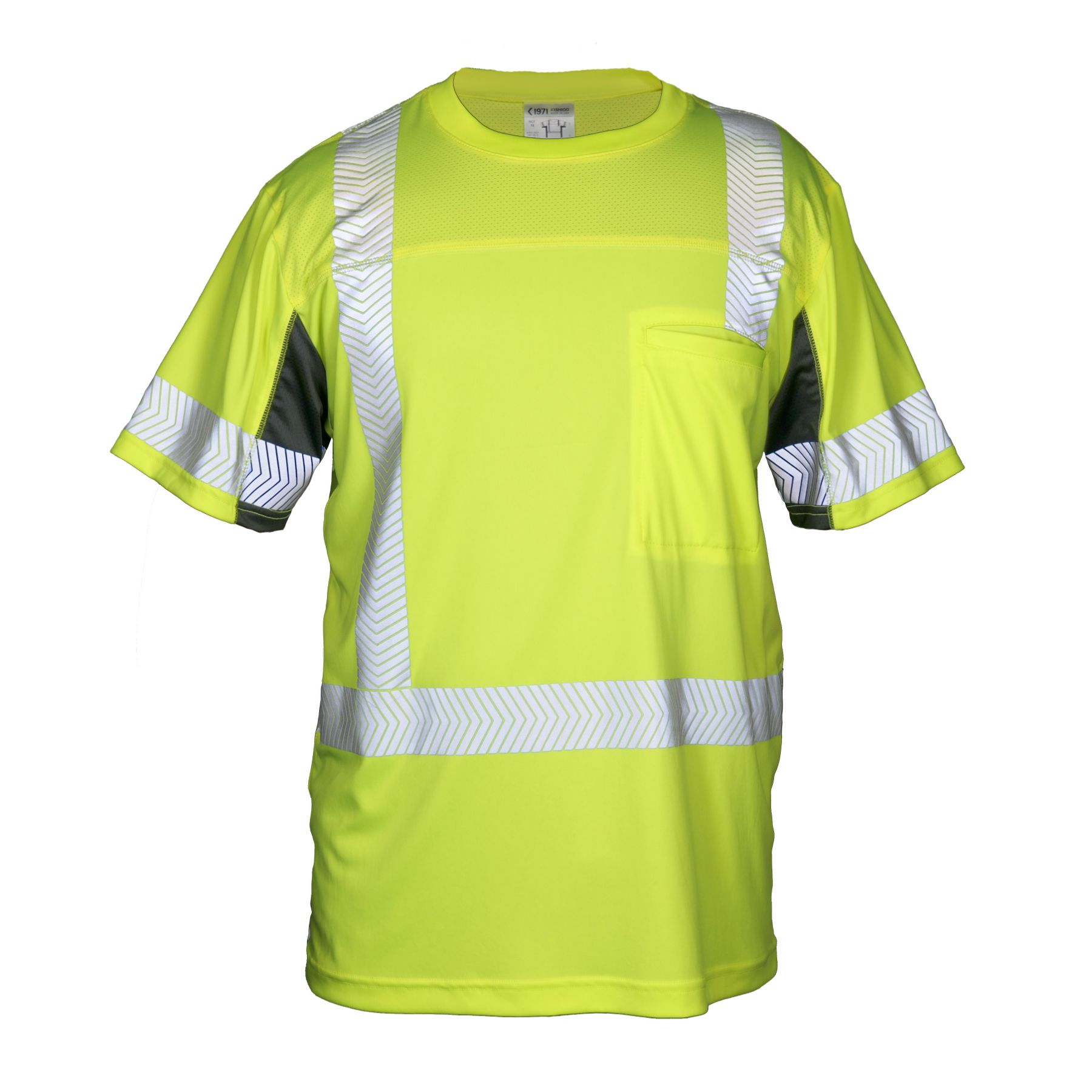 Kishigo Premium Black Cool Touch T-shirt, Class 3