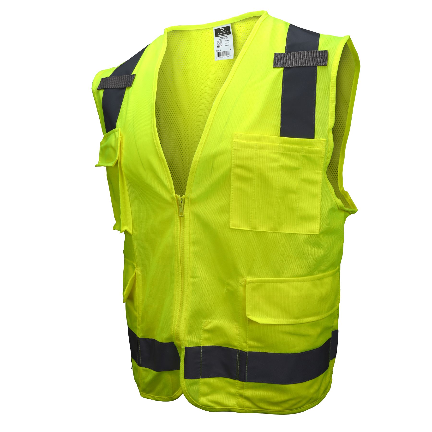 Radians  Surveyor Type R Class 2 Solid/Mesh Safety Vest